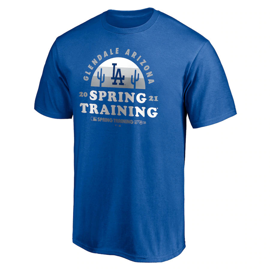 Fanatics Los Angeles Dodgers Men's 2021 Spring Training T-Shirt 21 Blu / L