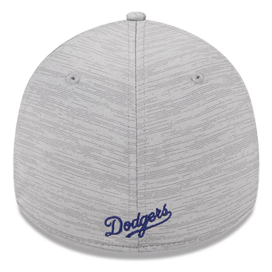 LOS ANGELES DODGERS MEN'S 2023 CLUBHOUSE GRAY 39THIRTY FLEX FIT HAT