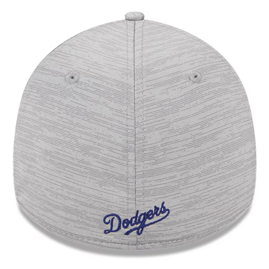 LOS ANGELES DODGERS HOMBRE 2023 CLUBHOUSE GRIS 39THIRTY FLEX FIT SOMBRERO