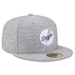 LOS ANGELES DODGERS MEN'S 2023 CLUBHOUSE GRAY 59FIFTY FITTED HAT