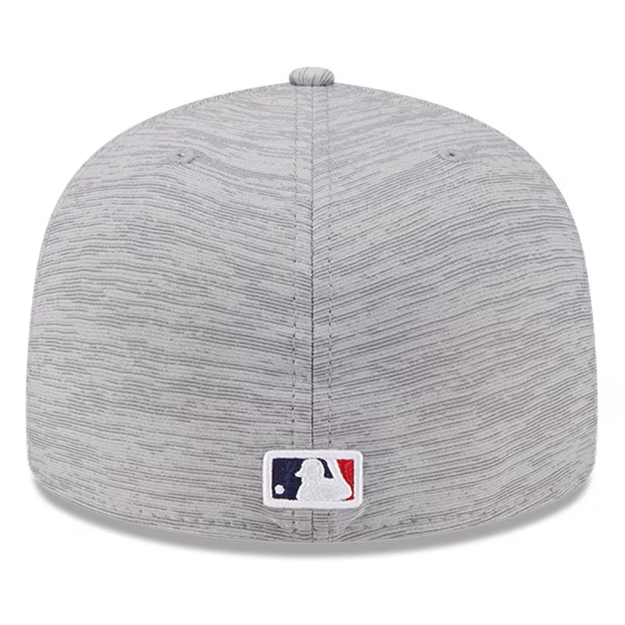 LOS ANGELES DODGERS MEN'S 2023 CLUBHOUSE GRAY 59FIFTY FITTED HAT