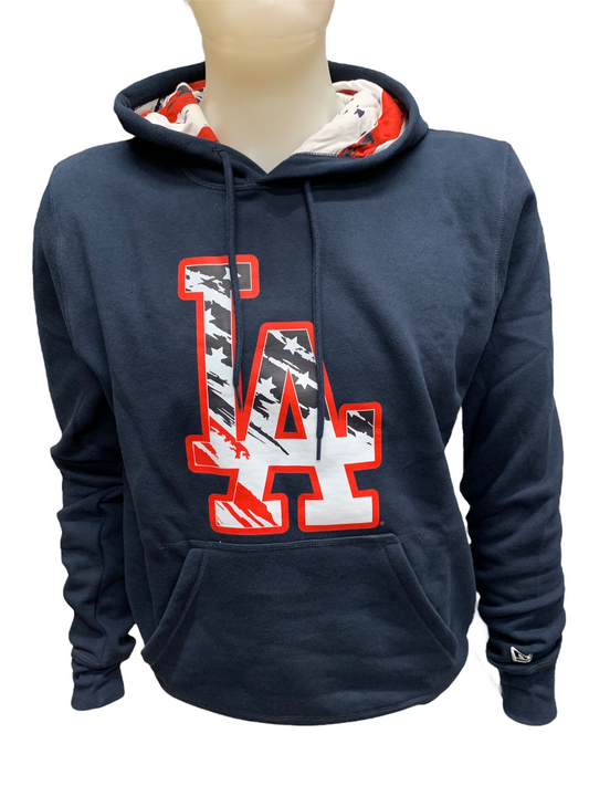 LOS ANGELES DODGERS MEN'S 4TH OF JULY HOODIE SWEATSHIRT