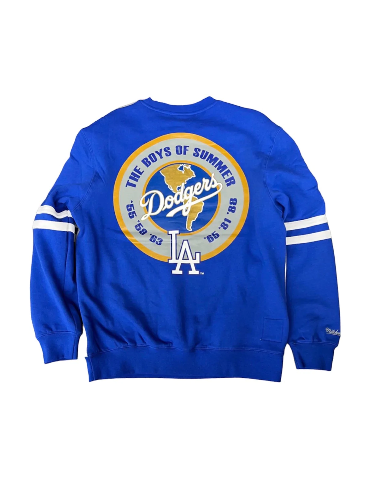 LOS ANGELES DODGERS MEN'S ALL OVER CREWNECK SWEATSHIRT 2.0