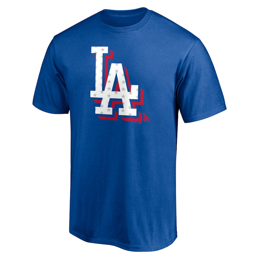 LOS ANGELES DODGERS MEN'S AMERICANA T-SHIRT