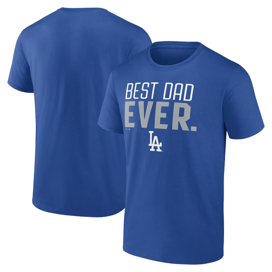 CAMISETA EL MEJOR PAPÁ DE LOS HOMBRES DE LOS ANGELES DODGERS