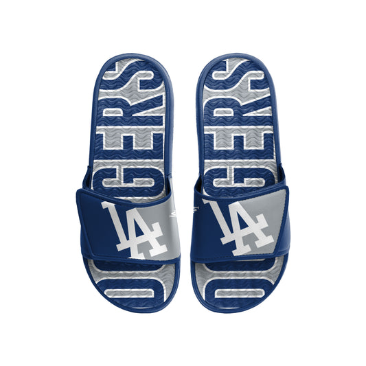 LOS ANGELES DODGERS MEN'S BIG LOGO GEL SLIDE