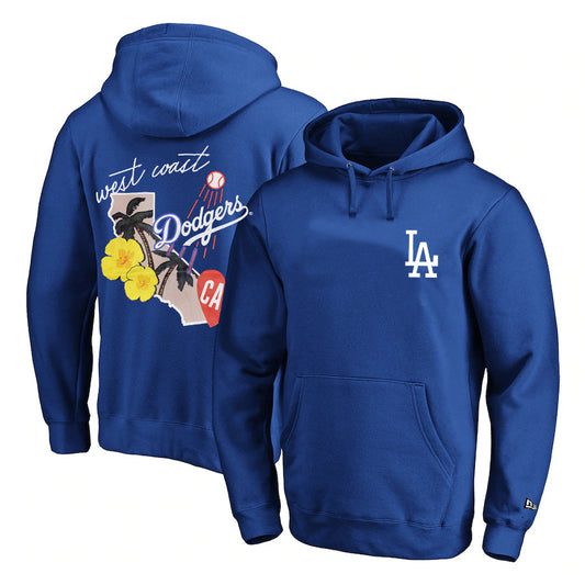 LOS ANGELES DODGERS MEN'S CITY CLUSTER HOODIE SWEATSHIRT