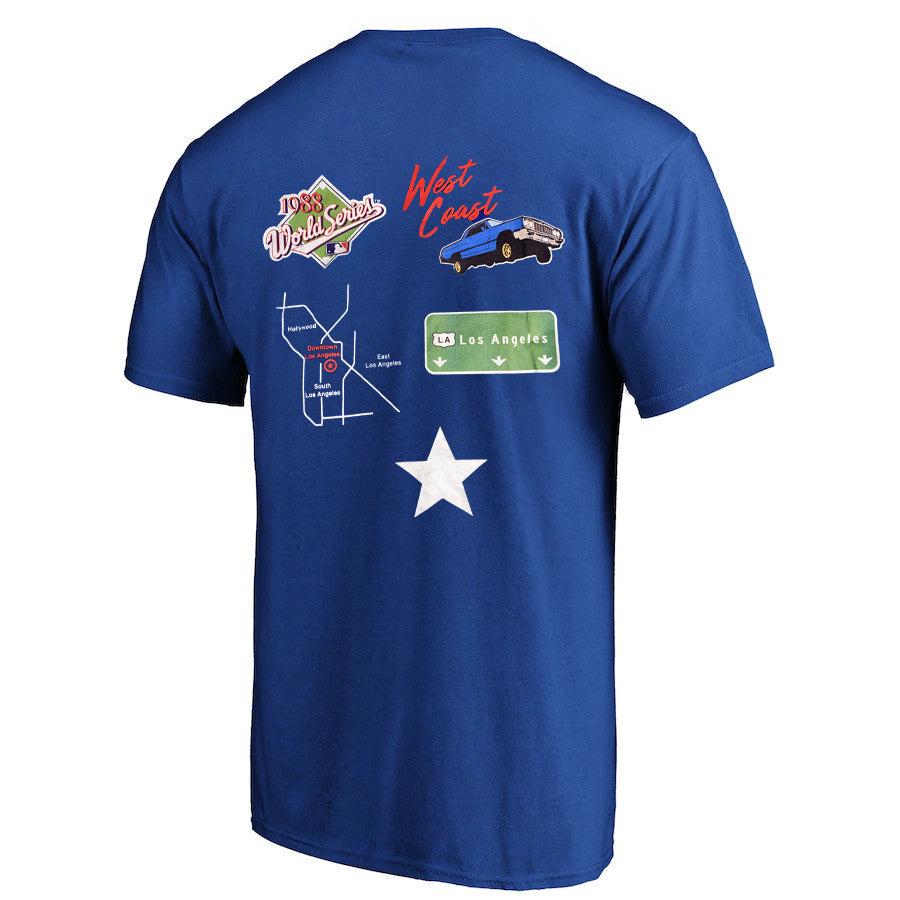 LOS ANGELES DODGERS MEN'S CITY TRANSIT T-SHIRT