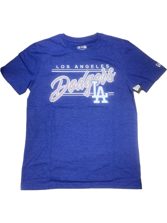 CAMISETA CON ESCRITURA RETRO CLÁSICA PARA HOMBRE DE LOS ANGELES DODGERS