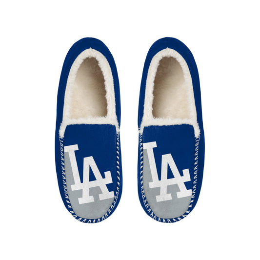 LOS ANGELES DODGERS MEN'S COLOR BLOCK MOCCASINS