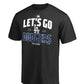 CAMISETA DE LOS CAMPEONES DE LA SERIE DE LA DIVISIÓN PARA HOMBRE DE LOS ANGELES DODGERS