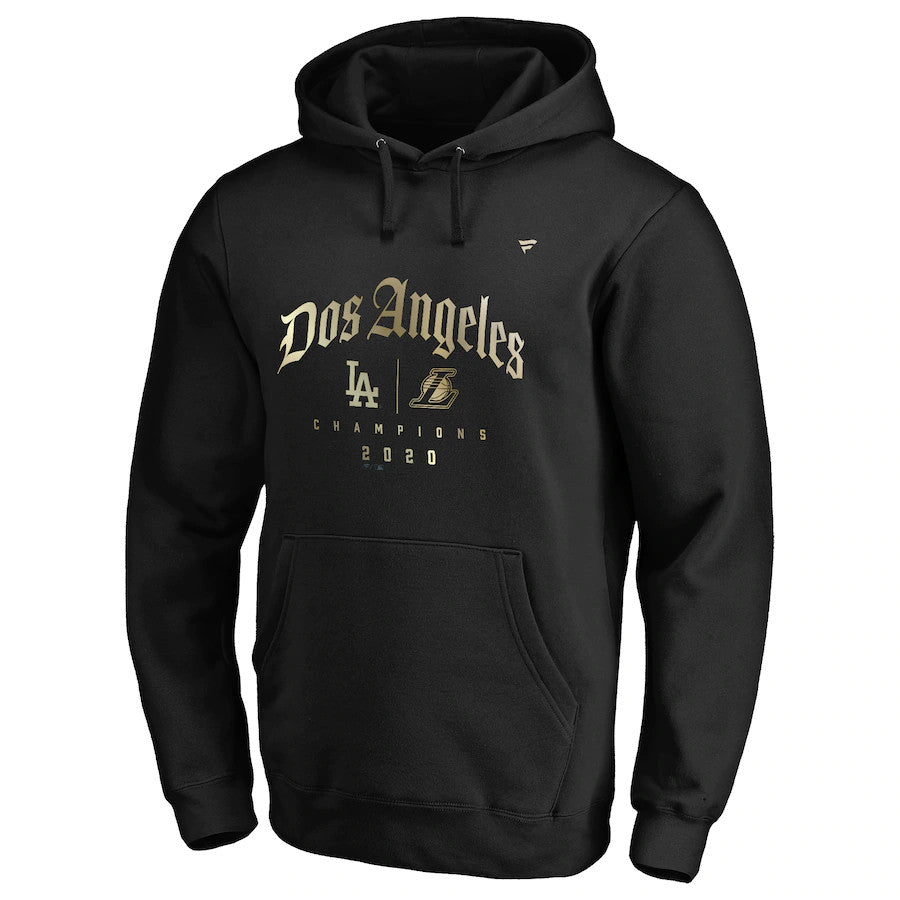 LOS ANGELES DODGERS MEN'S DOS ANGELES PULLOVER HOODIE SWEATSHIRT