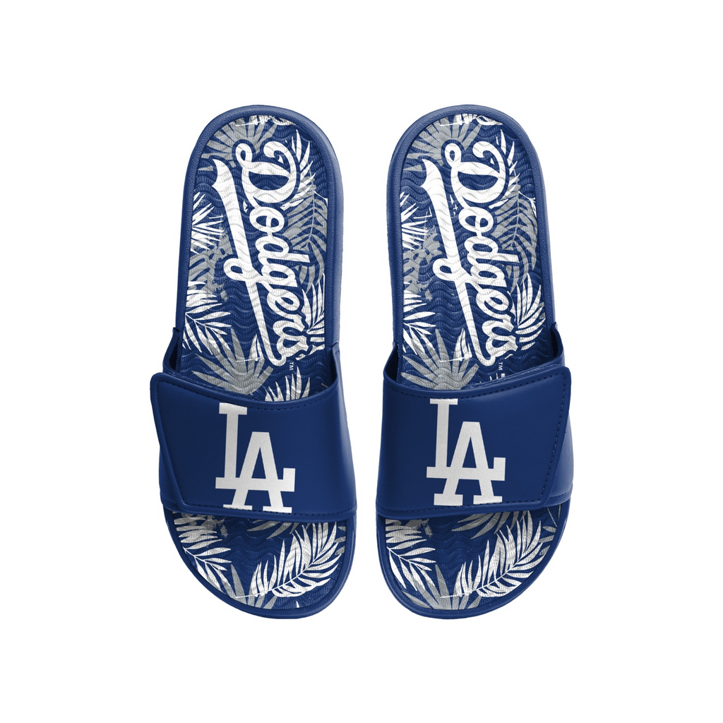 LOS ANGELES DODGERS CHANCLAS DE GEL FLORAL PARA HOMBRE