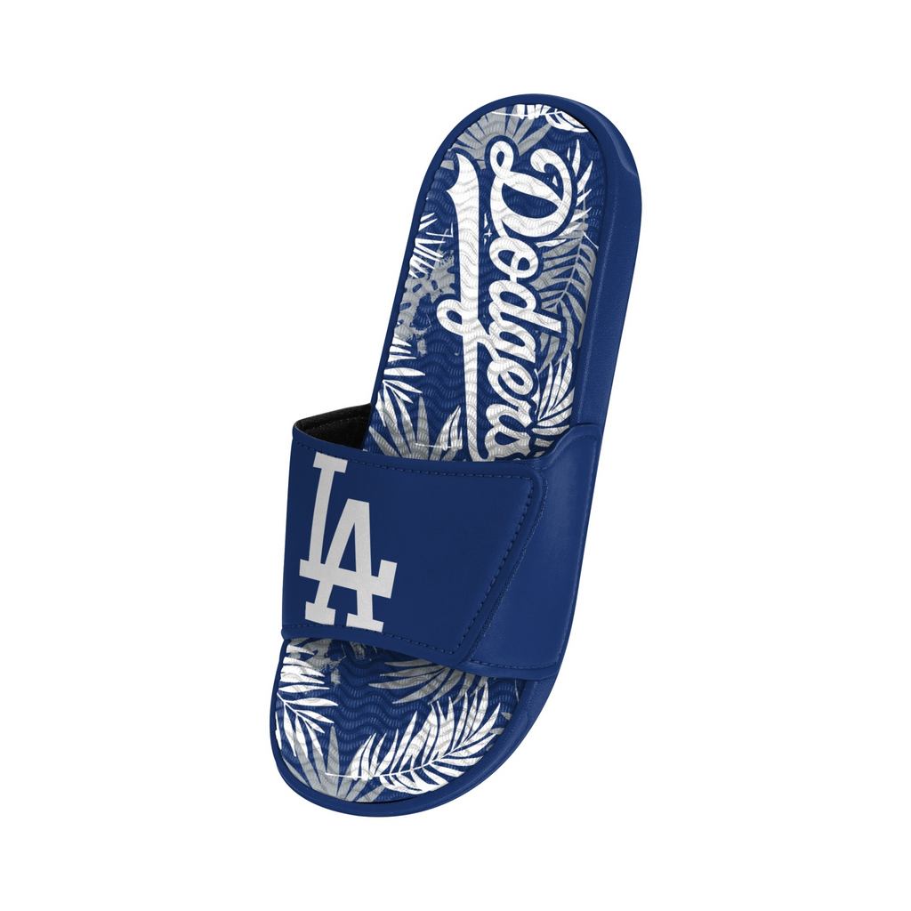 LOS ANGELES DODGERS CHANCLAS DE GEL FLORAL PARA HOMBRE