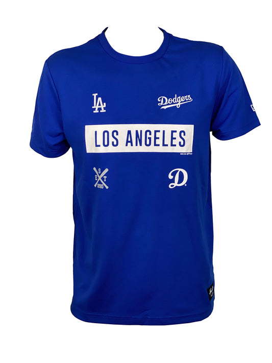 LOS ANGELES DODGERS MEN'S FOUR LOGO T-SHIRT