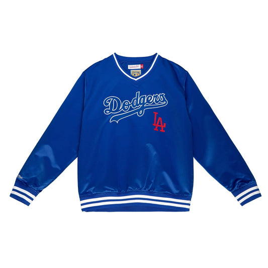 LOS ANGELES DODGERS MEN'S FULL COUNT PULLOVER SATIN JACKET