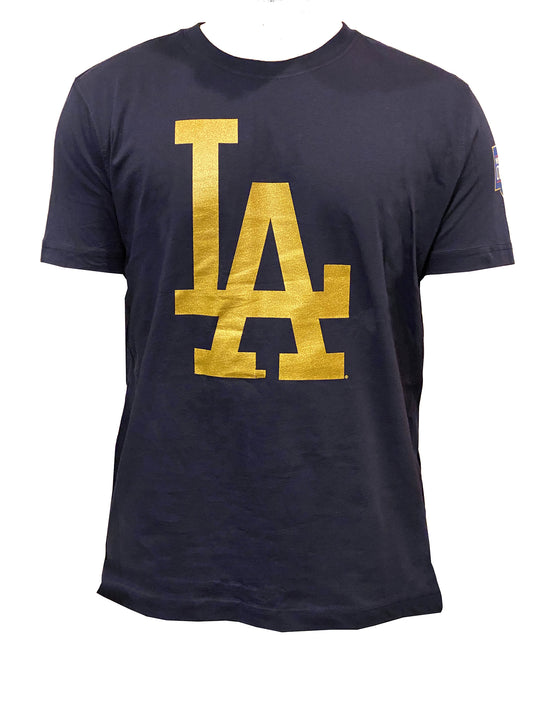 LOS ANGELES DODGERS MEN'S GOLD T-SHIRT