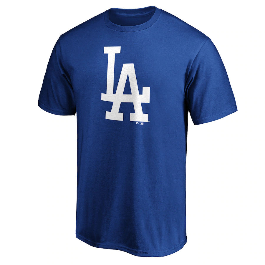 LOS ANGELES DODGERS MEN'S "LA" LOGO OFFICIAL T-SHIRT