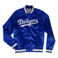 LOS ANGELES DODGERS MEN'S LIGHTWEIGHT SATIN JACKET