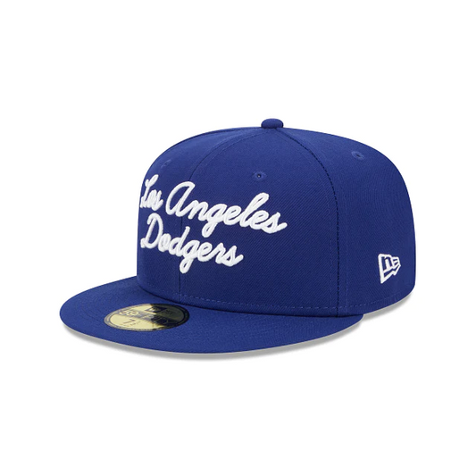 LOS ANGELES DODGERS MEN'S SCRIPT 59FIFTY FITTED HAT