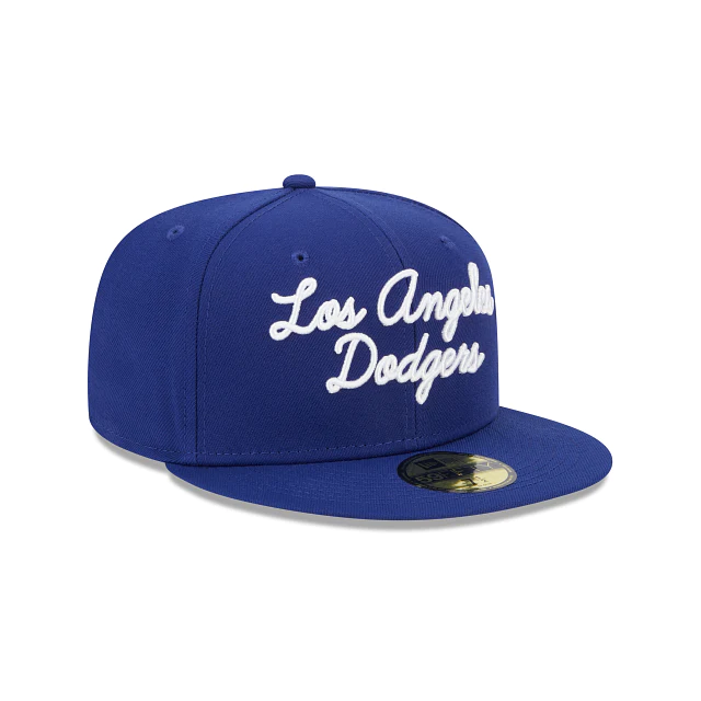 LOS ANGELES DODGERS MEN'S SCRIPT 59FIFTY FITTED HAT