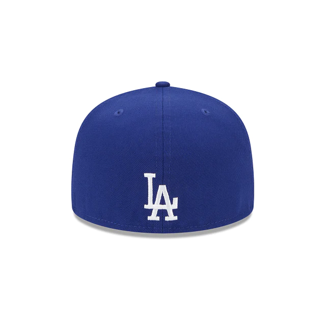 Gorra plana roja ajustada 59FIFTY Essential de Los Angeles Dodgers