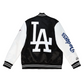 LOS ANGELES DODGERS MEN'S TEAM ORIGINS VARSITY SATIN JACKET