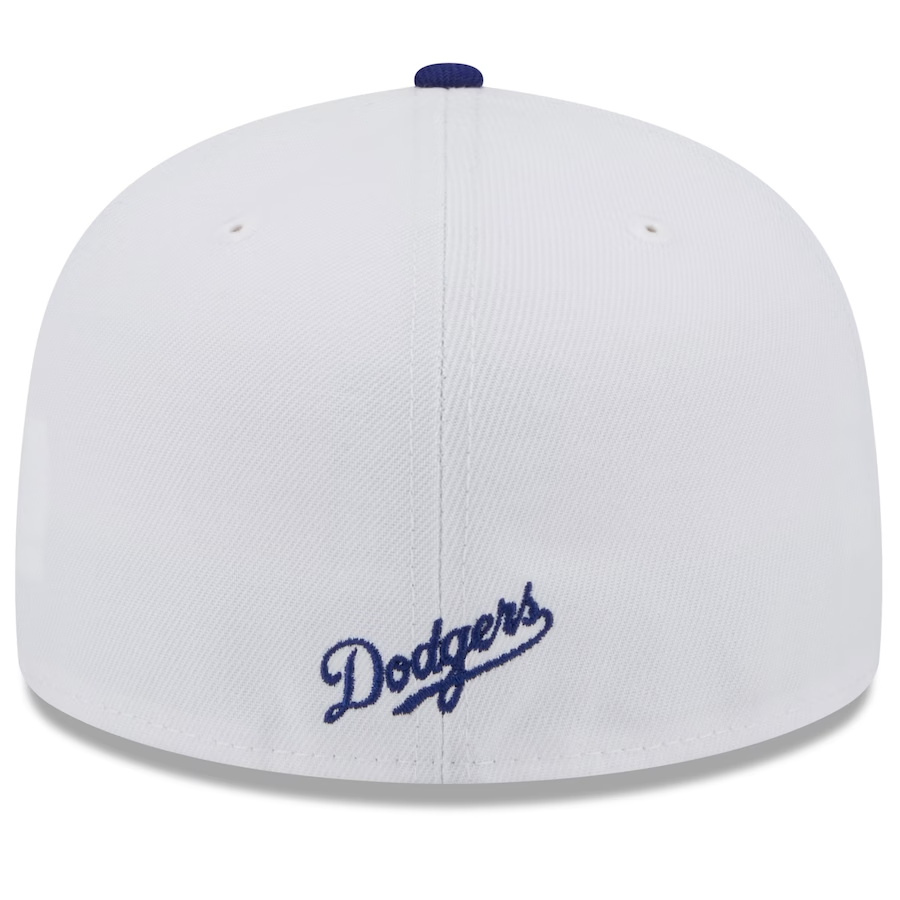 LOS ANGELES DODGERS STATE 59FIFTY FITTED HAT - WHITE/BLUE