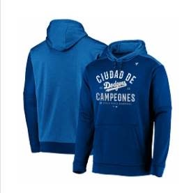LOS ANGELES DODGERS MEN'S WORLD SERIES CHAMPS CIUDAD HOODIE SWEATSHIRT