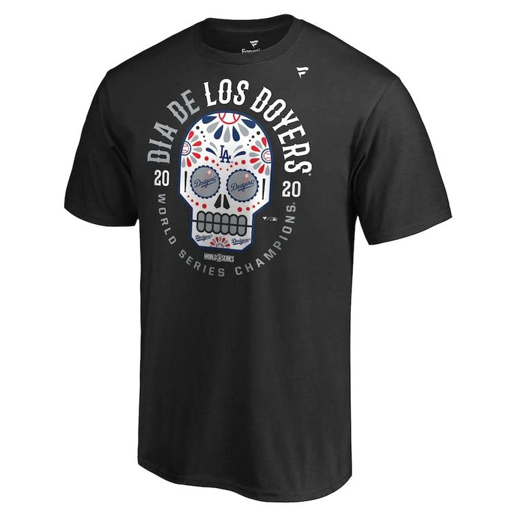 LOS ANGELES DODGERS MEN'S WORLD SERIES CHAMPS SUGAR DOYERS T-SHIRT