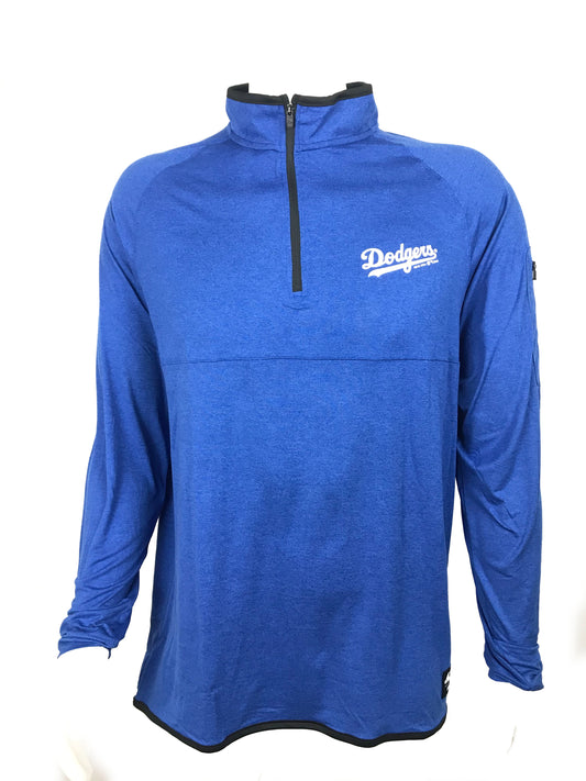 LOS ANGELES DODGERS MENS 1/4 ZIP PULLOVER