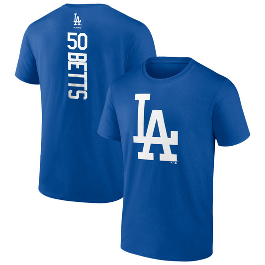 LOS ANGELES DODGERS-MOOKIE BETTS MEN'S PLAYMAKER T-SHIRT