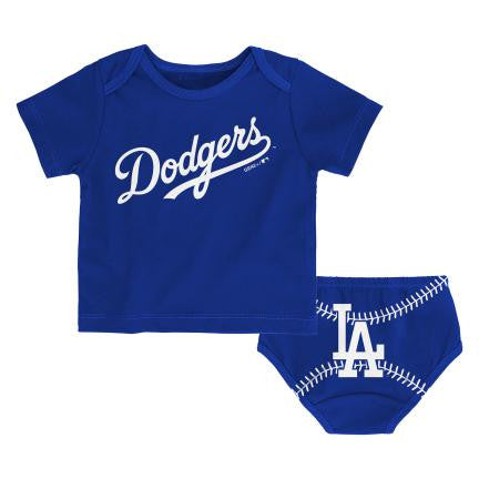 LOS ANGELES DODGERS NEWBORN HEY BATTER SET