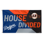 LOS ANGELES DODGERS SAN FRANCISCO GIANTS HOUSE DIVIDED 3X5 FLAG