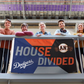 LOS ANGELES DODGERS SAN FRANCISCO GIANTS HOUSE DIVIDED 3X5 FLAG