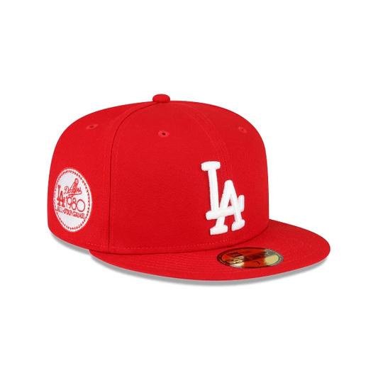LOS ANGELES DODGERS SIDEPATCH 1980 ALL-STAR GAME 59FIFTY FITTED HAT - RED