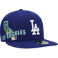 LOS ANGELES DODGERS STATE VIEW 59FIFTY FITTED HAT