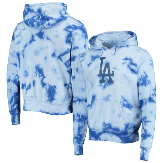 LOS ANGELES DODGERS MEN'S TIE DYE PULLOVER HOODIE SWEATSHIRT