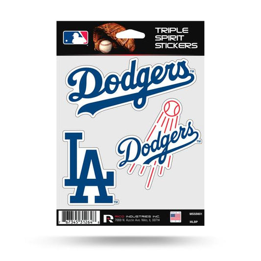 LOS ANGELES DODGERS TRIPLE SPIRIT DECAL