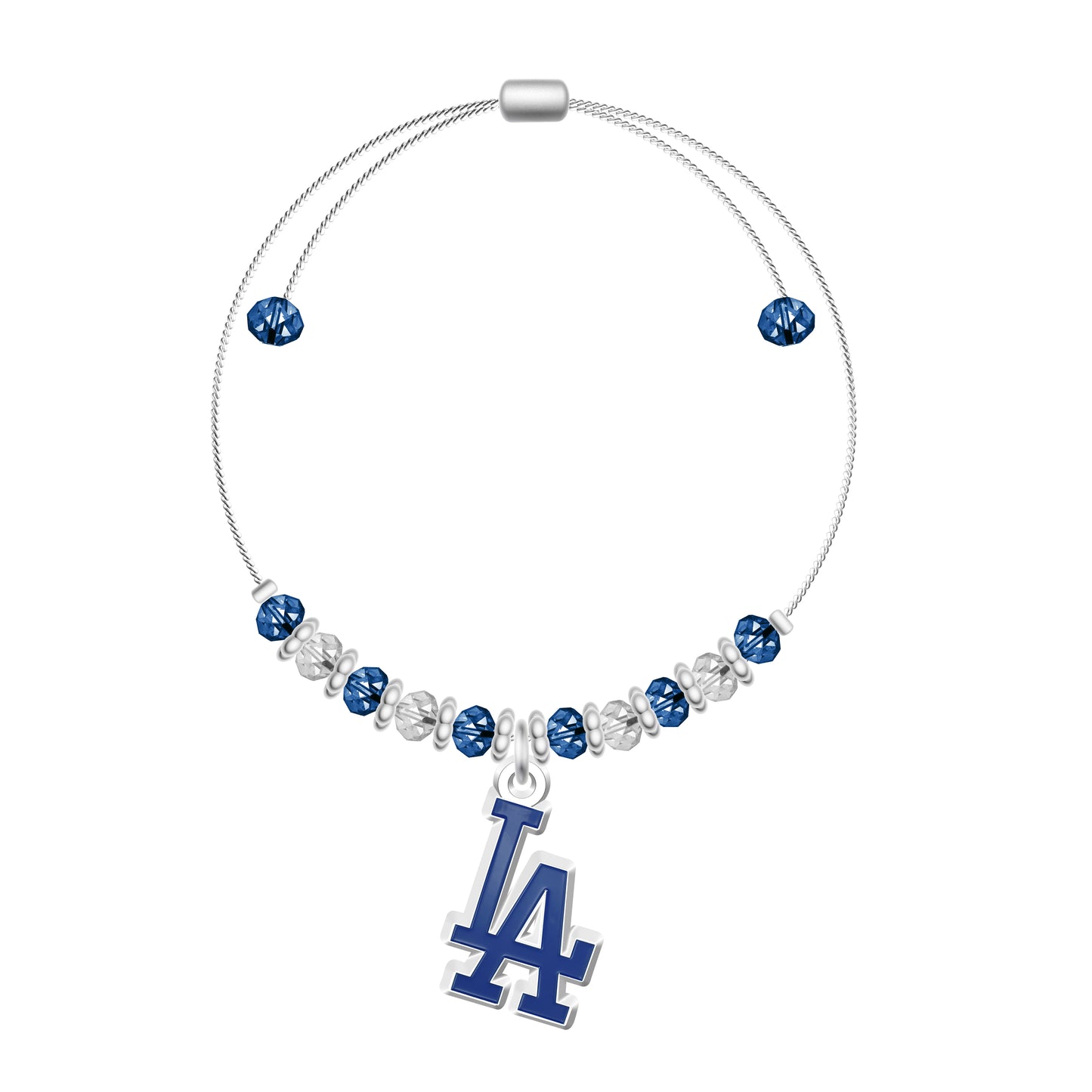LOS ANGELES DODGERS TWO TONE TOGGLE BRACLET