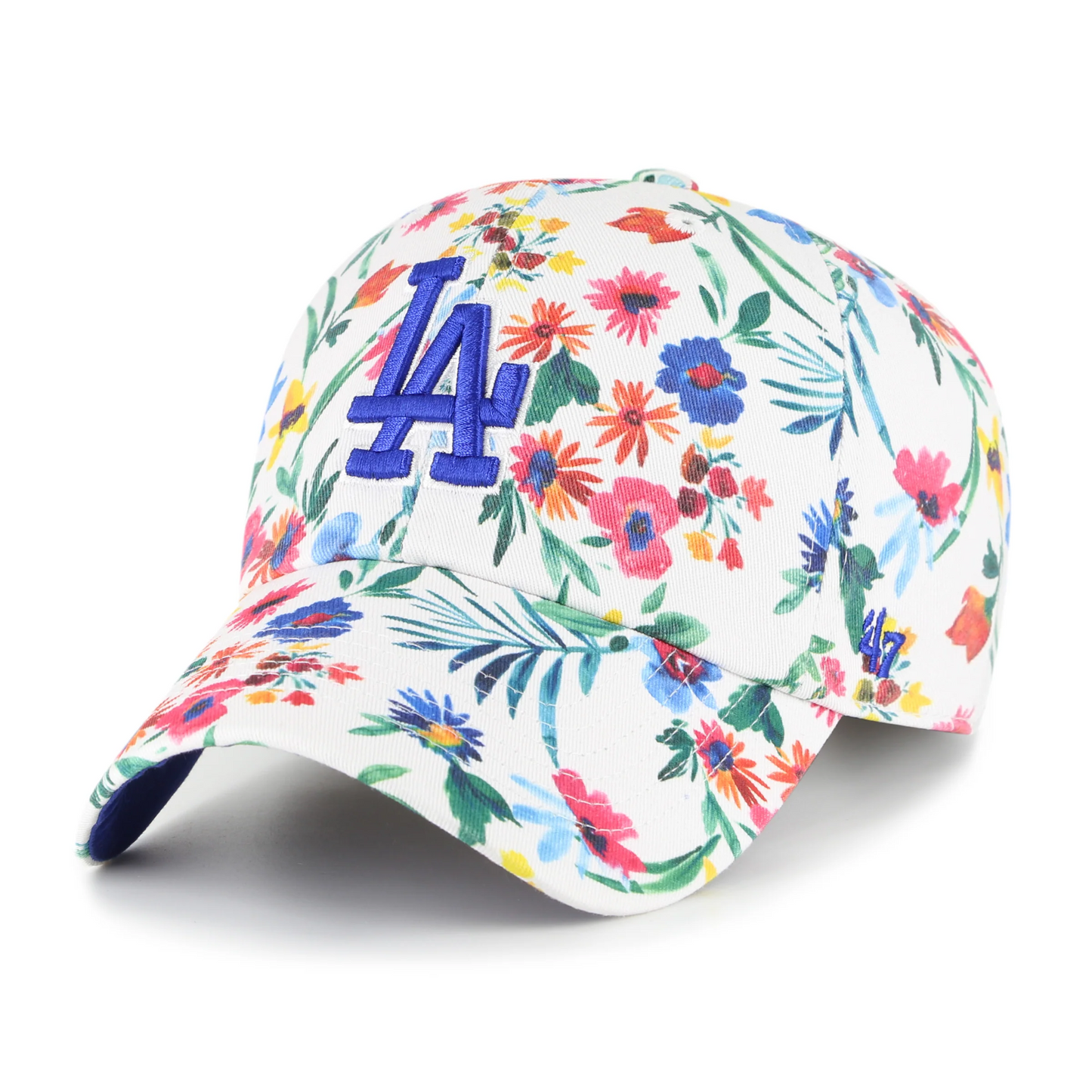LOS ANGELES DODGERS WOMEN S 47 BRAND ADJUSTABLE CLEAN UP HAT
