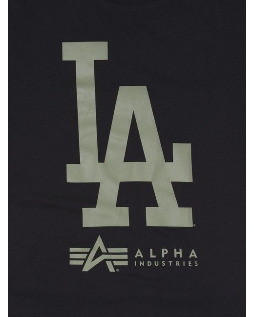 LOS ANGELES DODGERS WOMEN'S ALPHA INDUSTRIES TEE