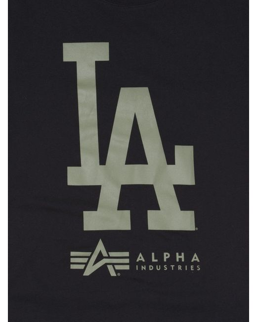 CAMISETA MUJER ALPHA INDUSTRIES DE LOS ANGELES DODGERS