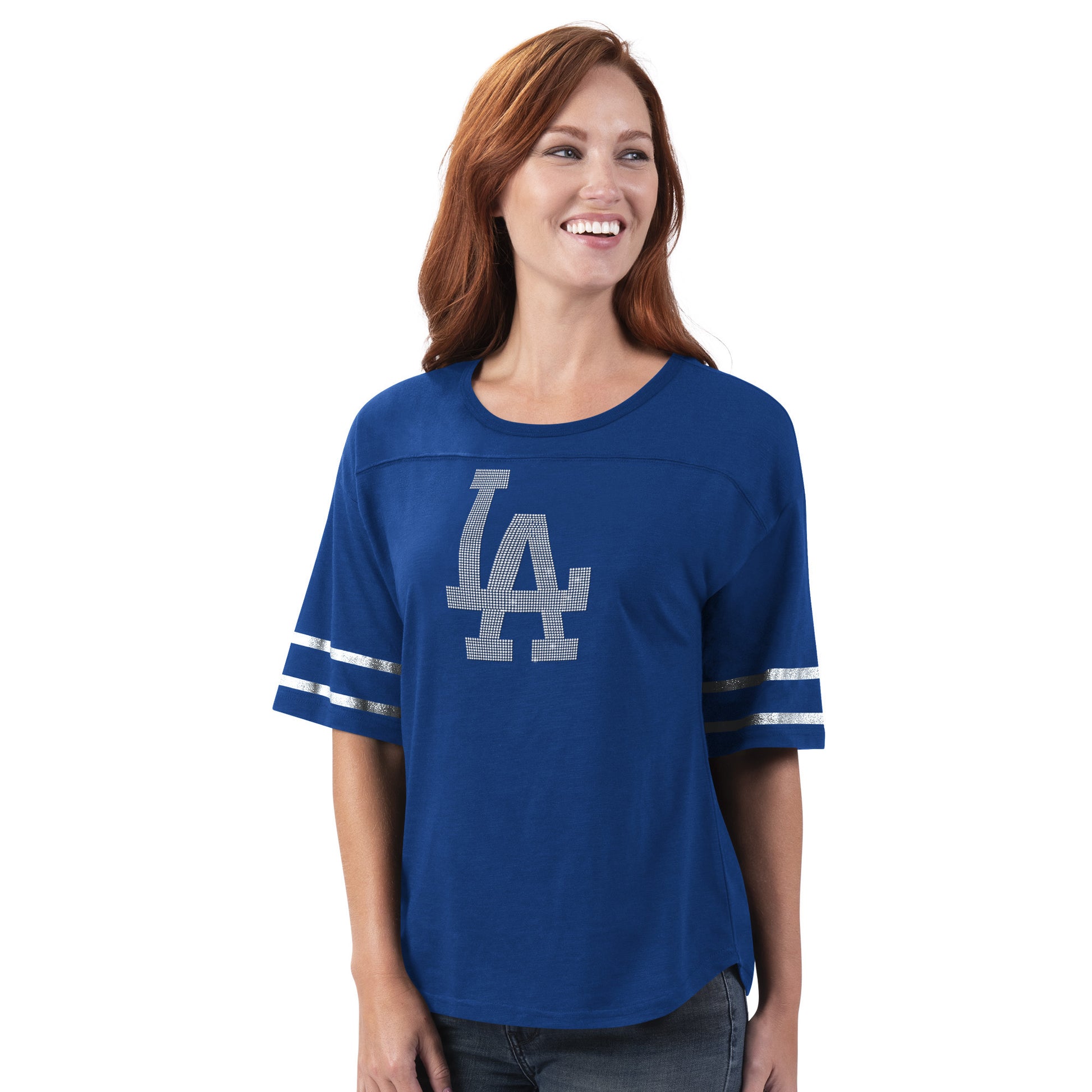 G III Apperal Group Los Angeles Dodgers Women's Blitz Tee 21 / 2XL