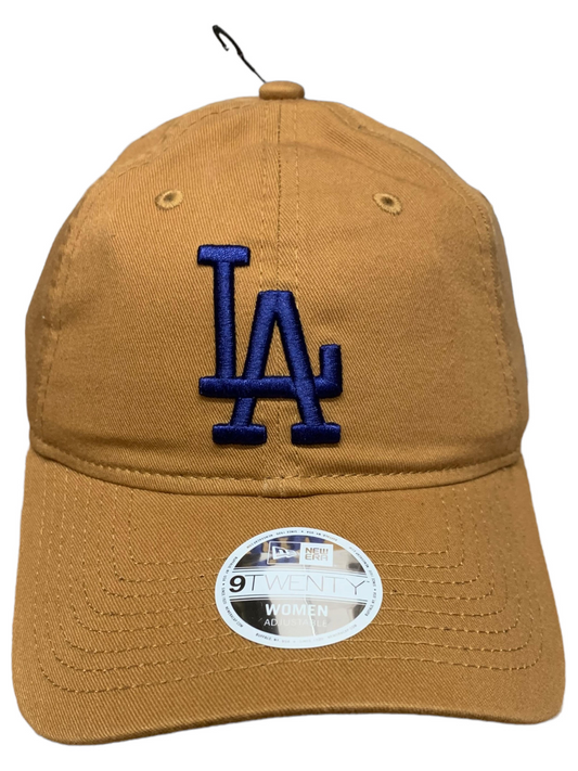 LOS ANGELES DODGERS WOMEN'S CORE CLASSIC 9TWENTY ADJUSTABLE - TAN