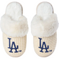 ZAPATILLA DE PIEL SINTÉTICA CREMA PARA MUJER LOS ANGELES DODGERS