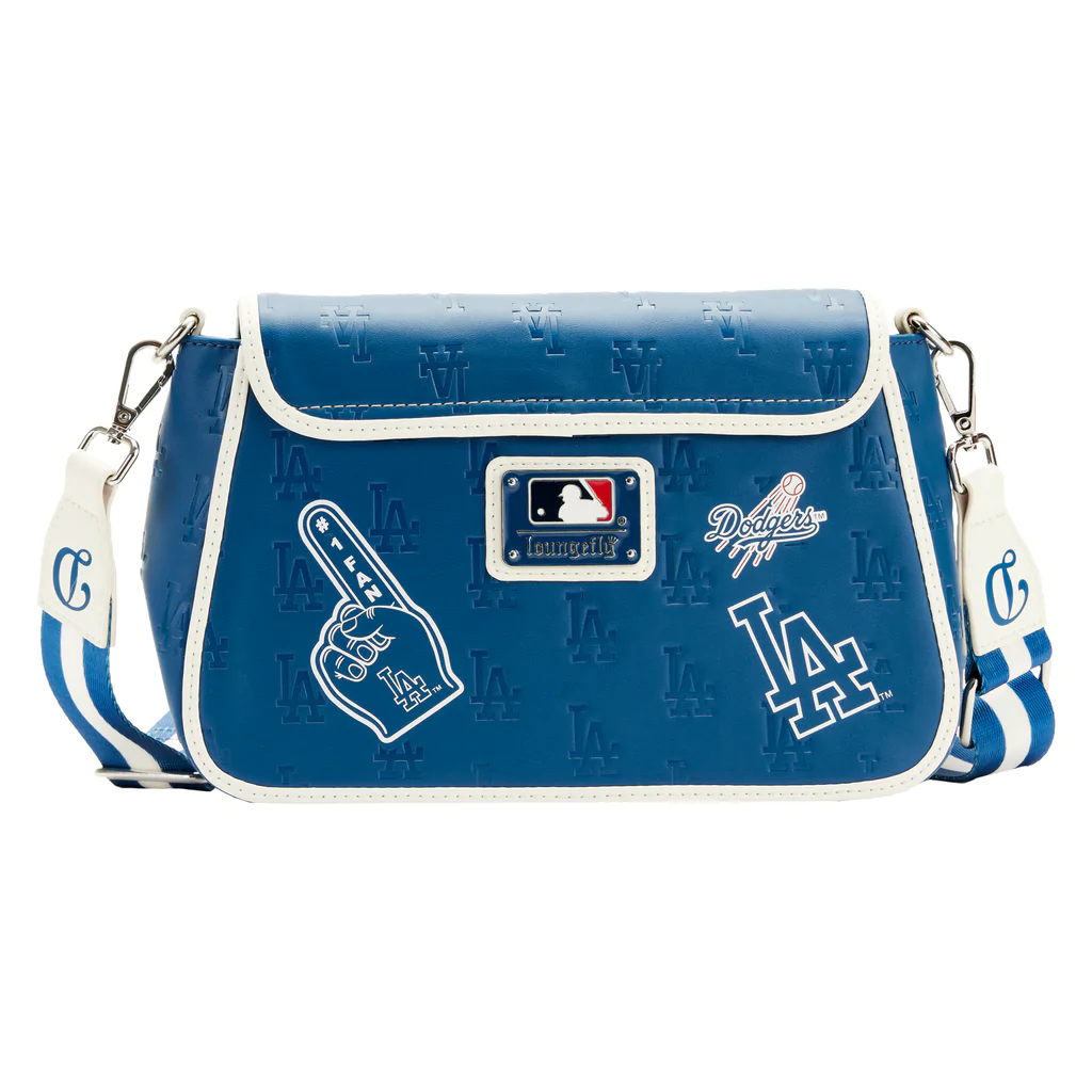 Loungefly MLB LA Dodgers Patches Crossbody Bag