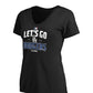 LOS ANGELES DODGERS WOMEN'S DIVISION SERIES CHAMPS V-NECK T-SHIRT
