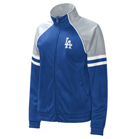 CHAQUETA CON CREMALLERA PRIMER LUGAR PARA MUJER LOS ANGELES DODGERS