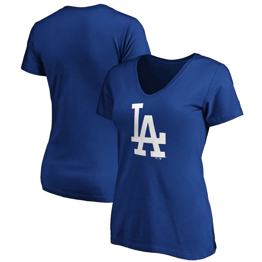 LOS ANGELES DODGERS WOMEN'S OFFICIAL LOGO T-SHIRT